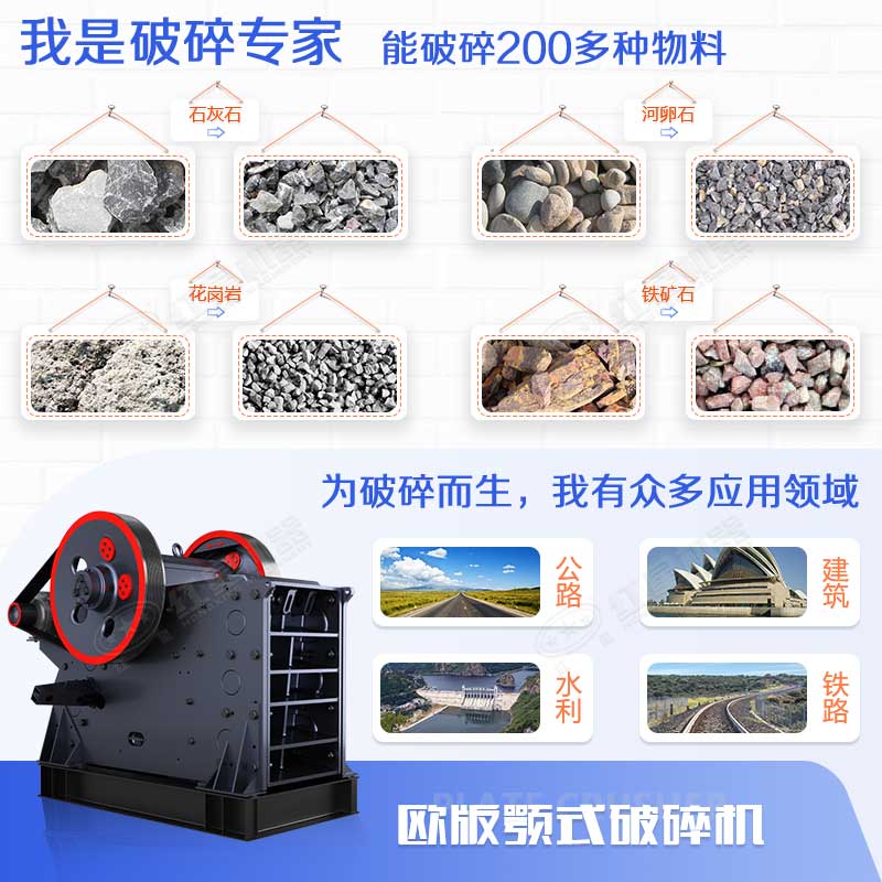 顎式破碎機能力強、應(yīng)用范圍廣