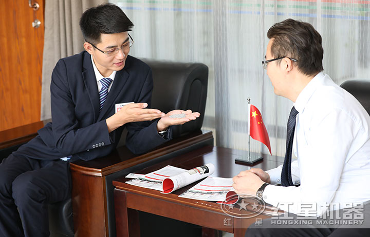 合作共贏，來廠客戶物料展示