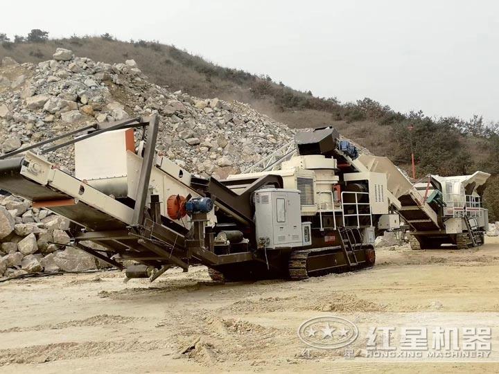 建筑垃圾破碎現(xiàn)場，選好設(shè)備收益更高