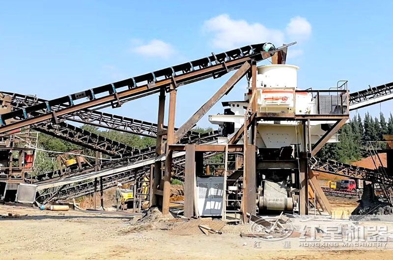 制砂機(jī)成品粒型好，成品多用于建筑工程，道路基建